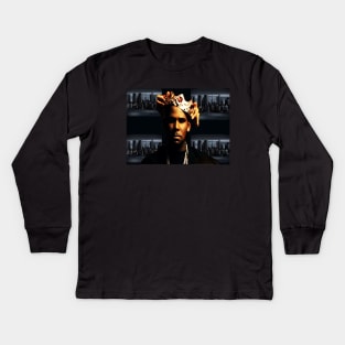 Kellz - The Real King of R&B Kids Long Sleeve T-Shirt